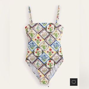 Boden Skinny Strap Swimsuit | NWT Size 14